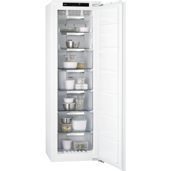 AEG ABK818E6NC 177cm Integrated In Column Frost Free Freezer