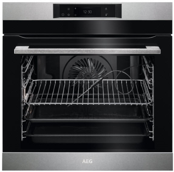 AEG BPK748380M Built In Pyrolytic Single Electric Oven in Stainless Steel