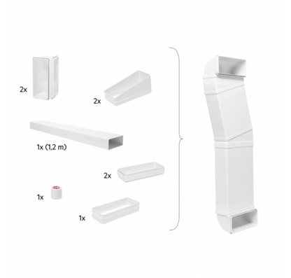 AEG M2CKCF01 Half Pipe Ducting Kit