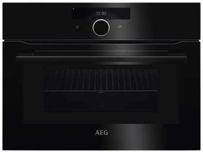 AEG KMK968000B Built In Combination Microwave Gloss Black