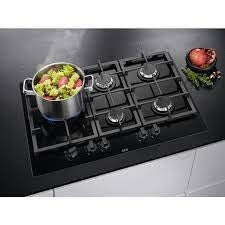 AEG HKB75820NB 75cm Gas On Glass Hob