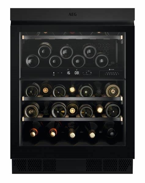 AEG AWUD040B8B 82cm Built In Dual Zone Wine Cellar