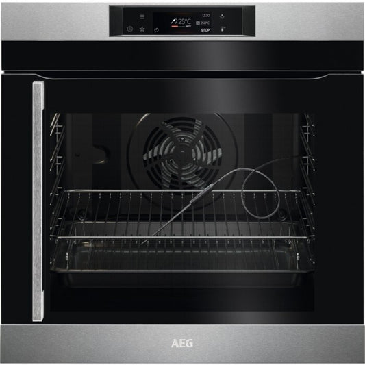 AEG BPK742R81M Single Oven With Pyrolic Cleaning Stainless Steel