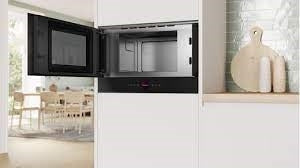 Bosch BFL7221B1B Series 8 60cm Built In Microwave For Wall Unit BLACK