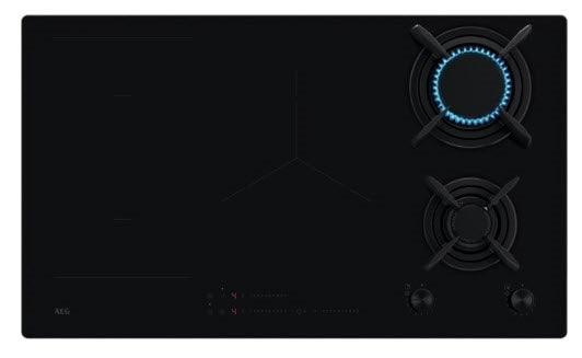 AEG Mixed Fuel Induction and Gas Hob Black HDB95623NB