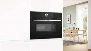 Bosch CMG7361B1B Series 8, Built-in compact oven with microwave function, 60 x 45 cm, Black