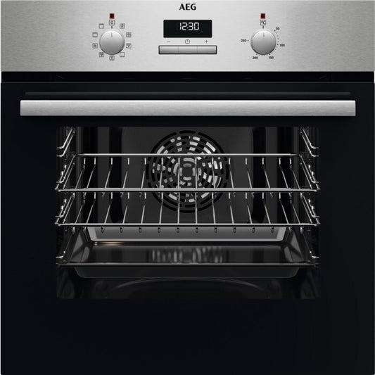 AEG BEB23101XM Integrated Oven 65 l A Stainless Steel with antifingerprint coating