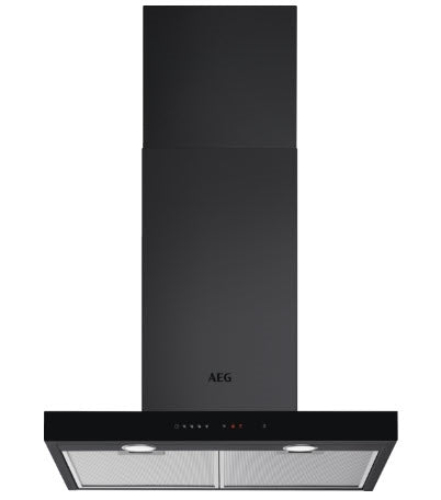 AEG DBE5681HR 60cm Flat Cooker Hood In Matt Black