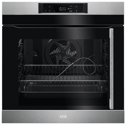 AEG BPK742L81M Assisted Cooking Single Oven with Pyrolytic Cleaning Stainless Steel