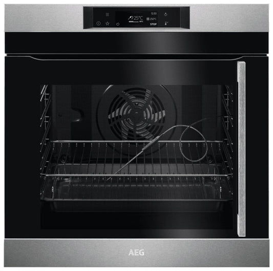 AEG BPK742L81M Assisted Cooking Single Oven with Pyrolytic Cleaning Stainless Steel