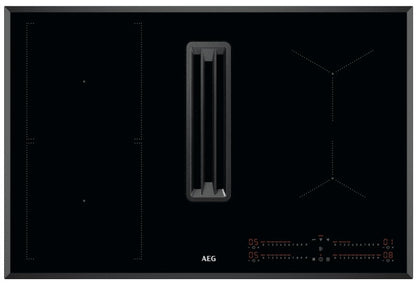 AEG CCE84543FB 78cm Recirculating Air Venting Induction Hob In BLACK