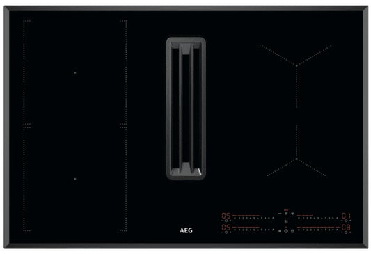 AEG CCE84543FB 78cm Recirculating Air Venting Induction Hob In BLACK