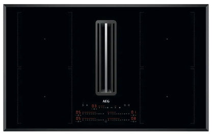 AEG CCE84751FB 83cm Recirculating Air Venting Flex Induction Hob Black