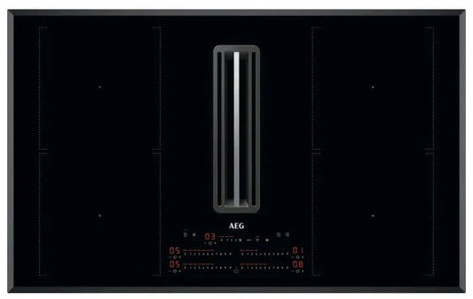 AEG CCE84751FB 83cm Recirculating Air Venting Flex Induction Hob Black