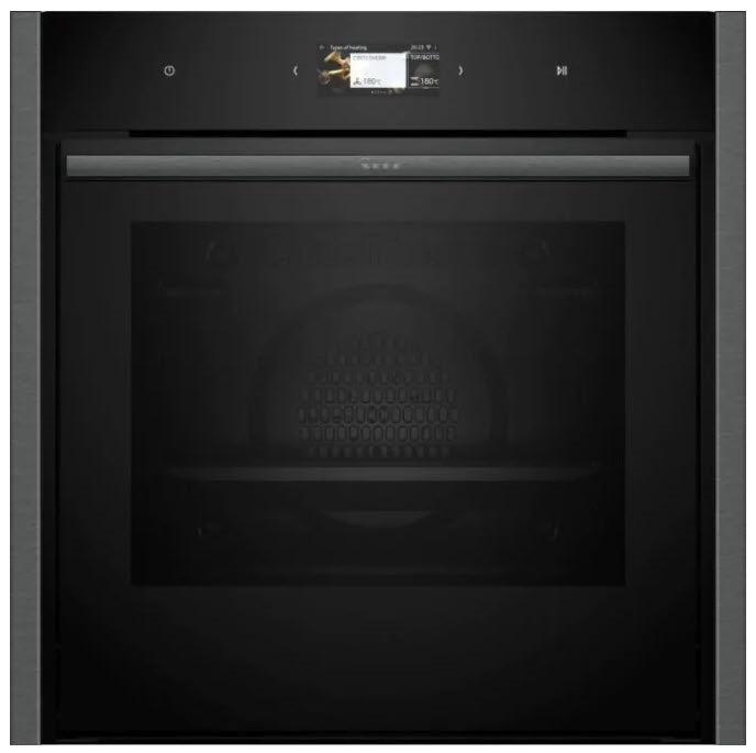 Neff B64CS51G0B N90 Slide & Hide Multifunction Single Oven GRAPHITE