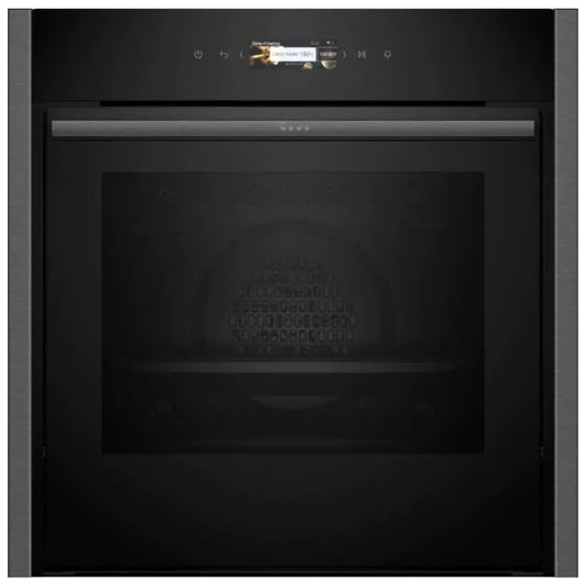 Neff B54CR31G0B N70 Slide & Hide Multifunction Single Oven – GRAPHITE