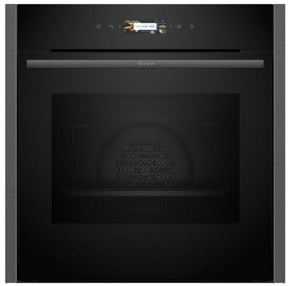 Neff B24CR71G0B N70 Pyrolytic Multifunction Single Oven GRAPHITE