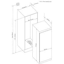 CDA CRI621 Integrated Full Height Larder Fridge