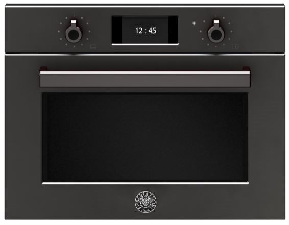 Bertazzoni F457PROMWTN Built In Combi Microwave - Carbonio