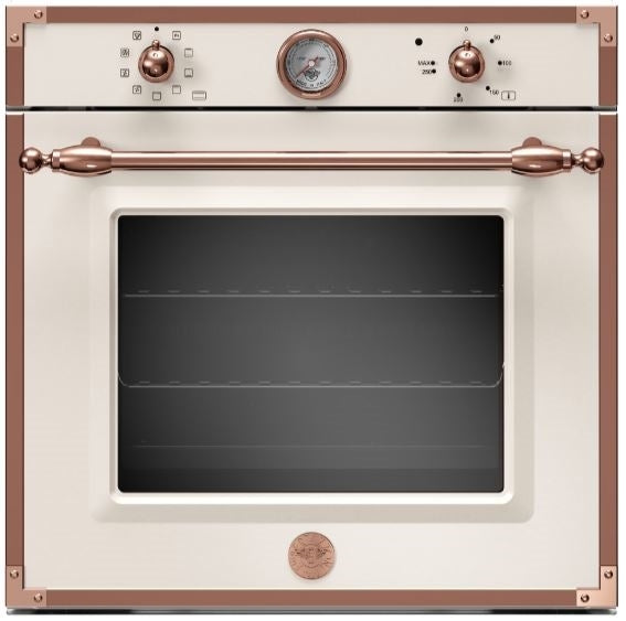 Bertazzoni F609HEREKTAC Built In Single Oven Electric - Ivory / Copper