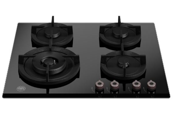 Bertazzoni P604LPROGNE Gas Hob - Black