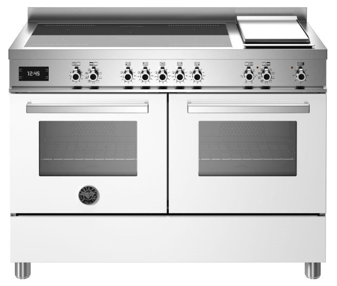 BERTAZZONI PRO125IG2EBIT 120CM PROFESSIONAL INDUCTION RANGE COOKER WHITE