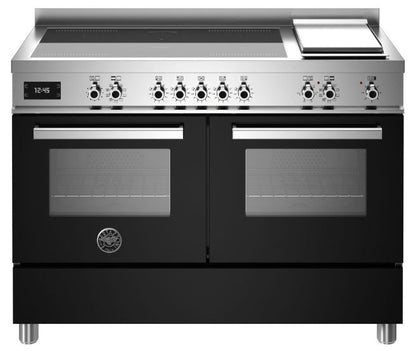 BERTAZZONI PRO125IG2ENET 120CM PROFESSIONAL INDUCTION RANGE COOKER BLACK