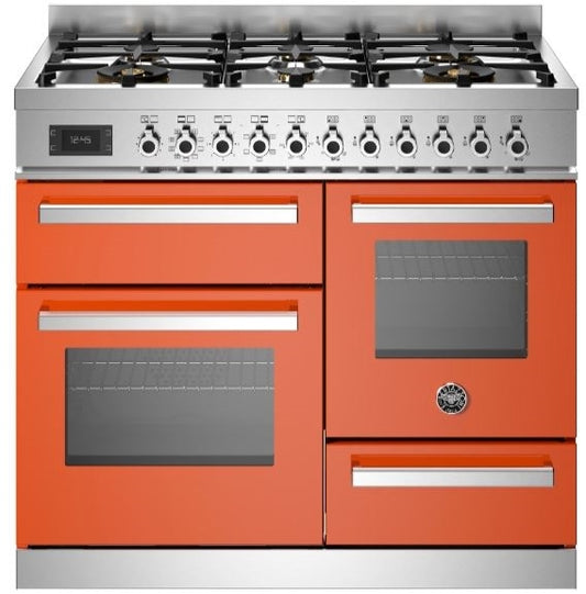 Bertazzoni PRO106L3EART 100cm Professional XG Dual Fuel Range Cooker ORANGE