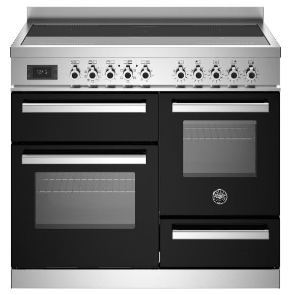 Bertazzoni PRO105I3ENET 100cm Professional XG Induction Range Cooker BLACK