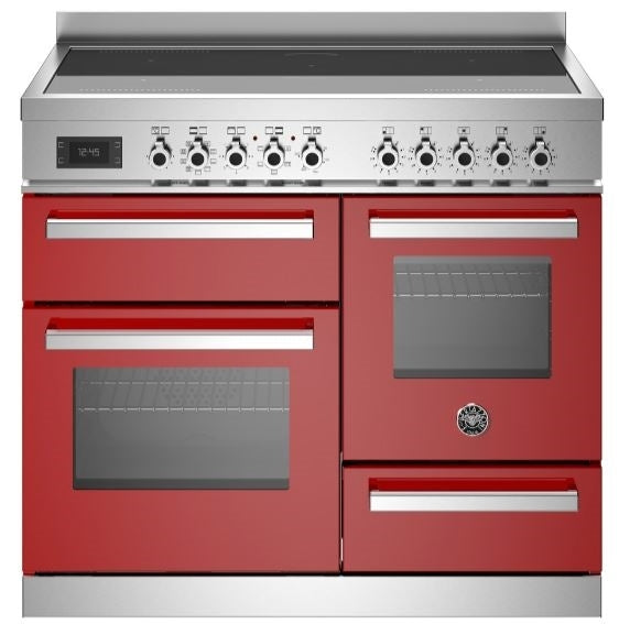 Bertazzoni PRO105I3EROT 100cm Professional XG Induction Range Cooker RED