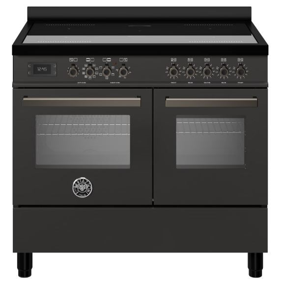 Bertazzoni PRO105I2ECAT 100cm Professional Induction Range Cooker CARBONIO