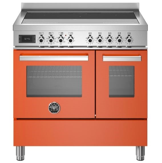 Bertazzoni PRO95I2EART 90cm Professional Induction Range Cooker ORANGE