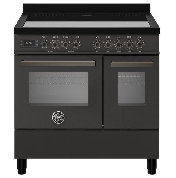 Bertazzoni PRO95I2ECAT 90cm Professional Induction Range Cooker CARBONIO