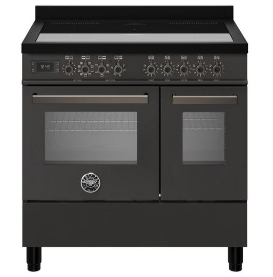 Bertazzoni PRO95I2ECAT 90cm Professional Induction Range Cooker CARBONIO