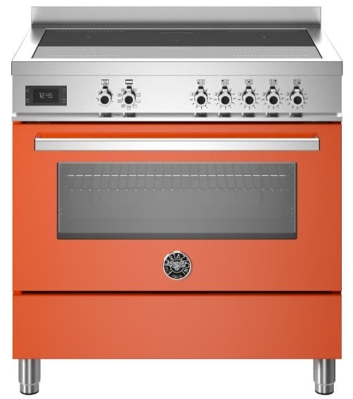 Bertazzoni PRO95I1EART 90cm Professional Induction Range Cooker ORANGE