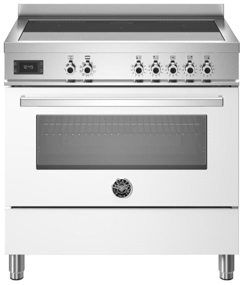 Bertazzoni PRO95I1EBIT 90cm Professional Induction Range Cooker WHITE