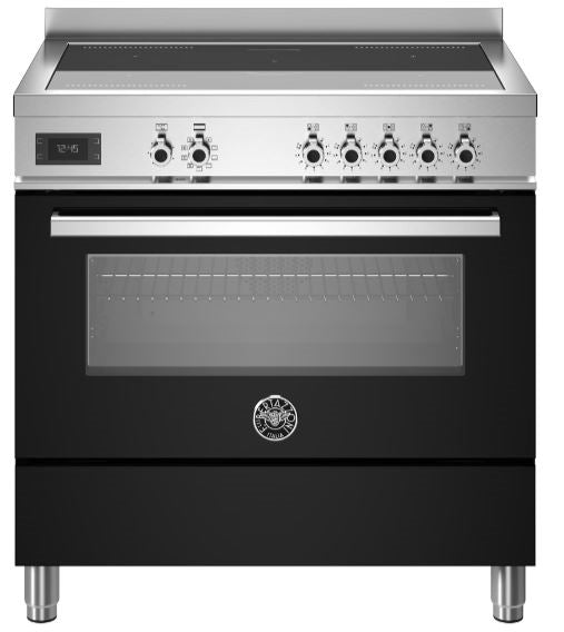 Bertazzoni PRO95I1ENET 90cm Professional Induction Range Cooker BLACK