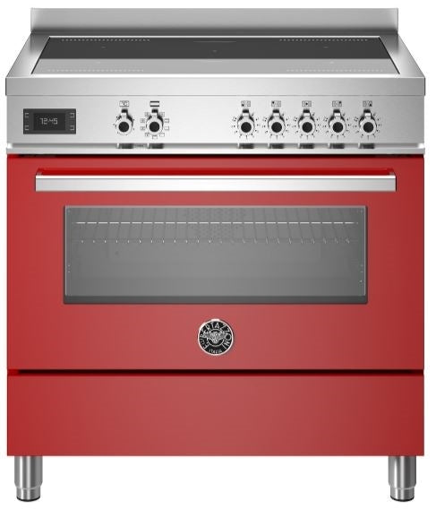 Bertazzoni PRO95I1EROT 90cm Professional Induction Range Cooker RED