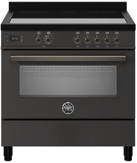 Bertazzoni PRO95I1ECAT 90cm Professional Induction Range Cooker CARBONIO