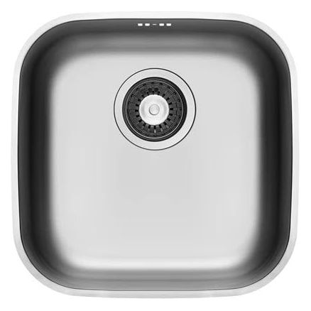 CDA KCC23SS 1.0 Bowl Stainless Steel Undermount Kitchen Sink & Waste