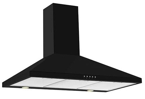 CDA ECH93BL 90cm Chimney Extractor Black