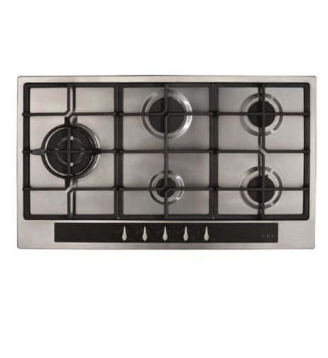 CDA HG9351SS 90cm Gas Hob - Stainless Steel