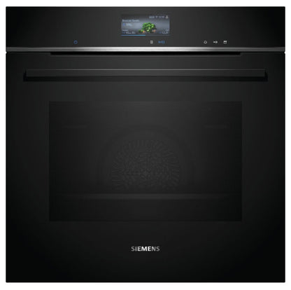 Siemens HR776G1B1B IQ-700 Pyrolytic Multifunction Oven With AddedSteam BLACK