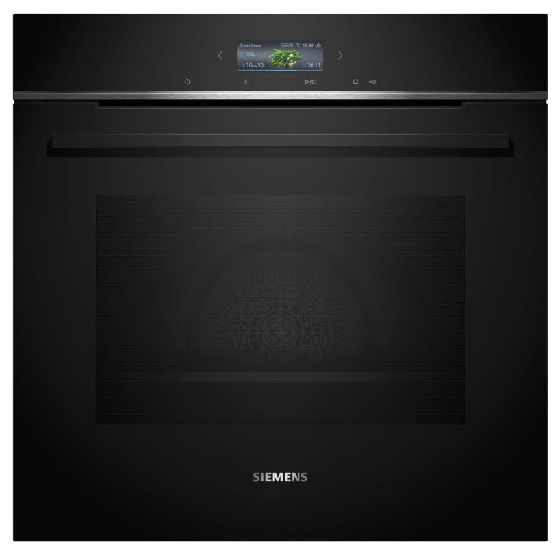 Siemens HB772G1B1B IQ-700 Pyrolytic Multifunction Single Oven BLACK