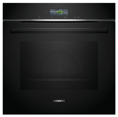 Siemens HB772G1B1B IQ-700 Pyrolytic Multifunction Single Oven BLACK