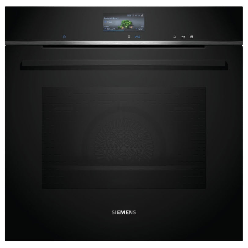 Siemens HS736G1B1B iQ700, Built-in oven with steam function, 60 x 60 cm, Black