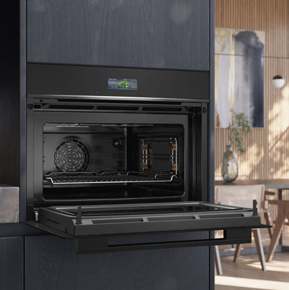 Siemens CM724G1B1B iQ700, Built-in compact oven with microwave function, 60 x 45 cm, Black