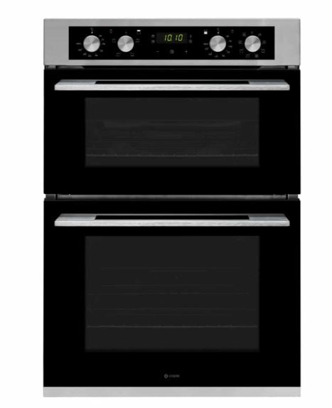 Caple C3249 Electric Built In Double Oven Stainless Steel & Black