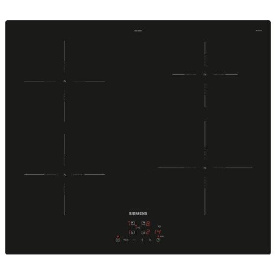 Siemens EU611BEB5E iQ100, Induction hob, 60 cm, Black,