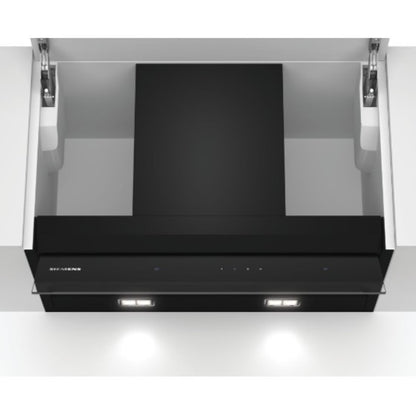 Siemens LJ67BAM60B 60cm Integrated Black And Clear Glass Hood